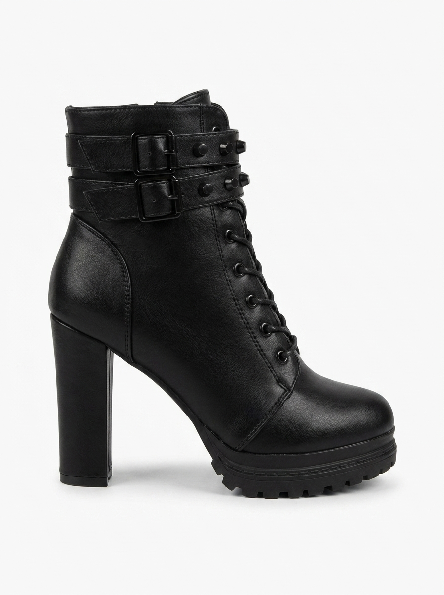 WOMEN WORK BOOTS ELEGANT EMBROIDERY