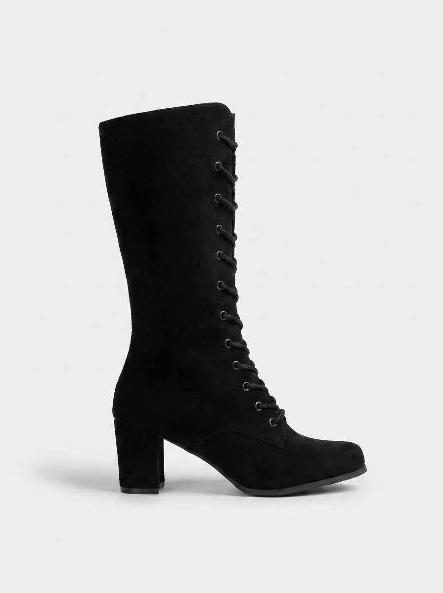 HEELED HIGH TAN WOMEN BOOTS