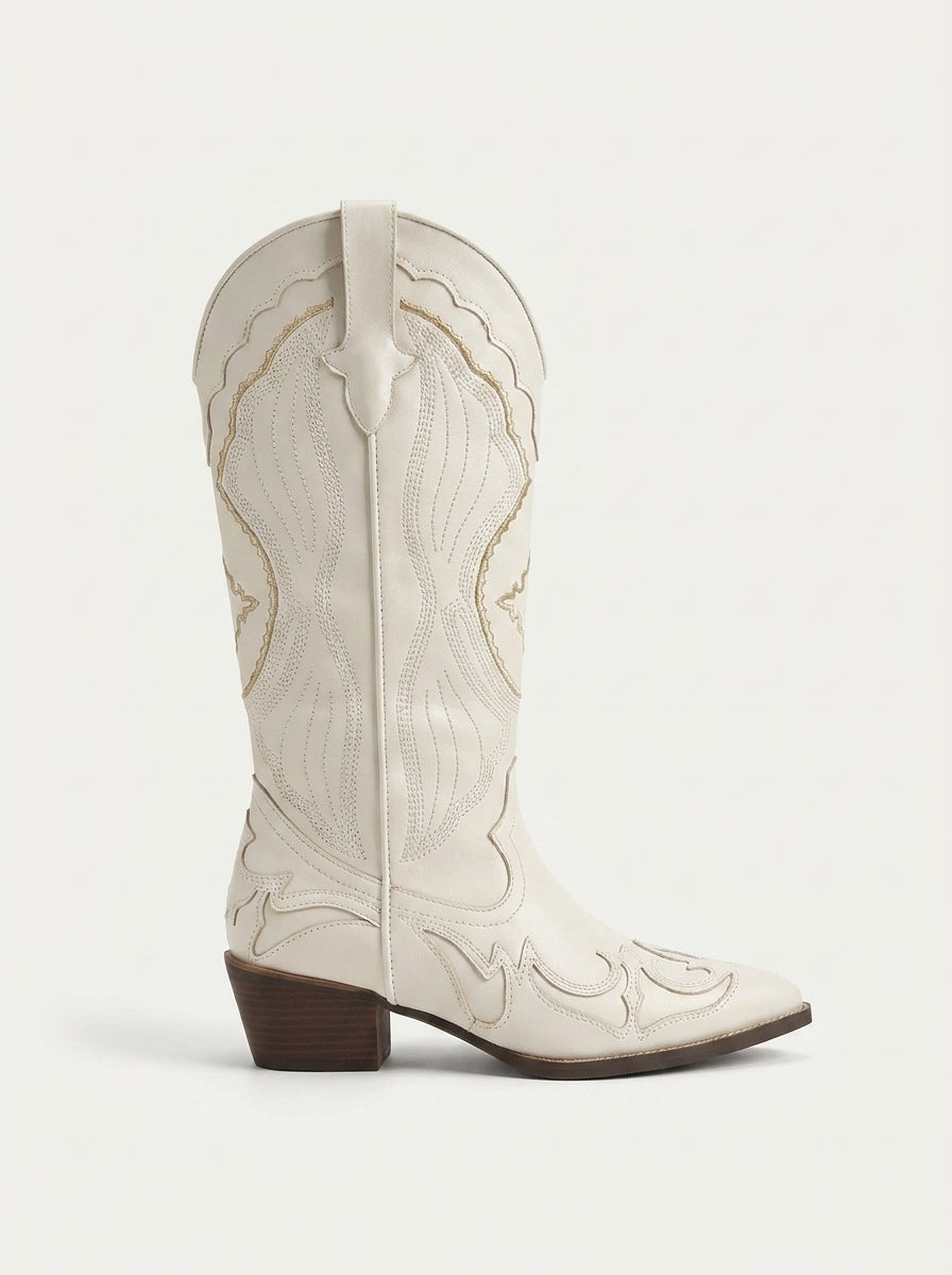 COWBOY EMBROIDERED WESTERN BOOTS