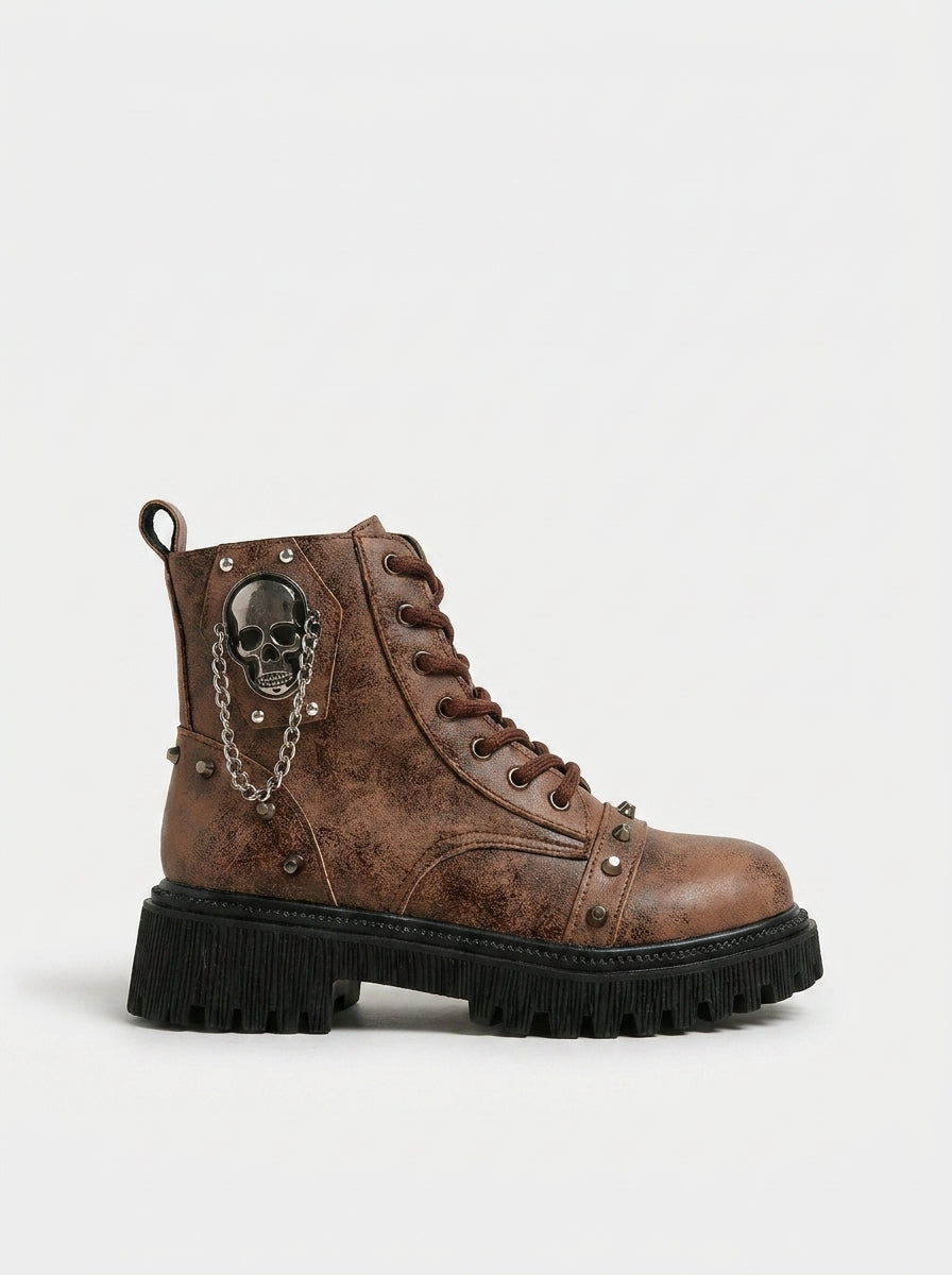 BIKER STYLE SKULL PLATFORM