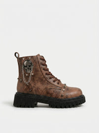 BIKER STYLE SKULL PLATFORM