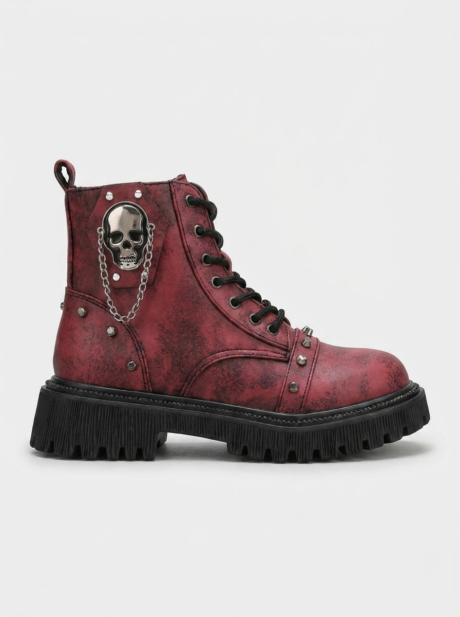 BIKER STYLE SKULL PLATFORM