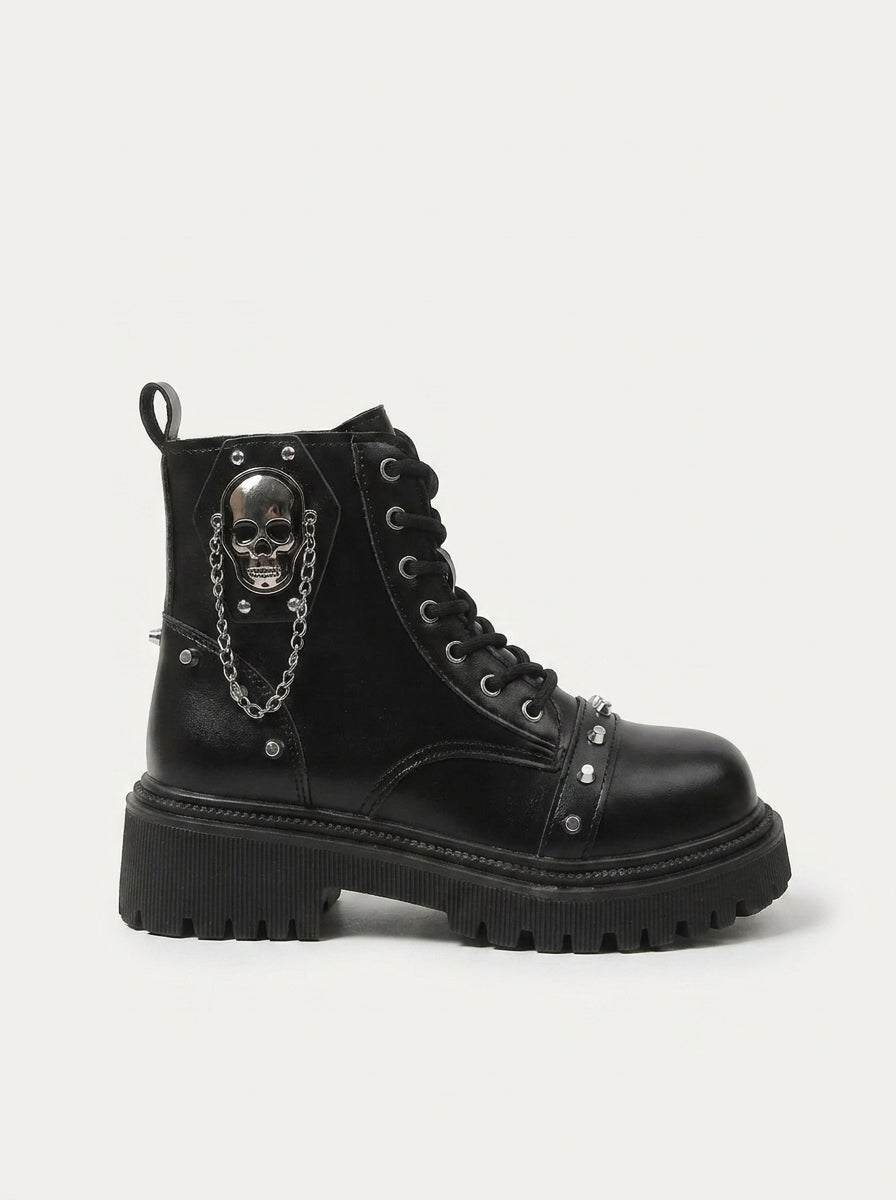 BIKER STYLE SKULL PLATFORM