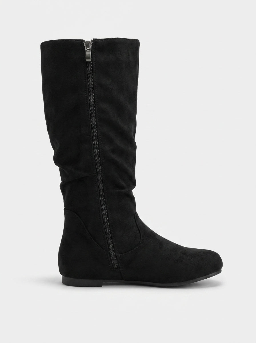 ladies flat dress boots Womens Dress Oxfords Slip on Ankle Booties Fashion Leather Pointed Toe Stacked Mid Heel Office Work Short Dressy Boots Winter Fall Shoes for Ladies