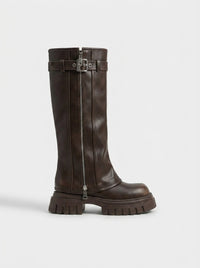 Women Platform Boots Knee High