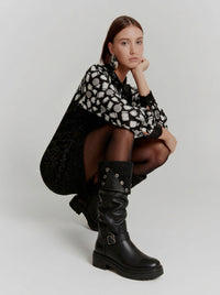 CHUNKY LEATHER BOOTS