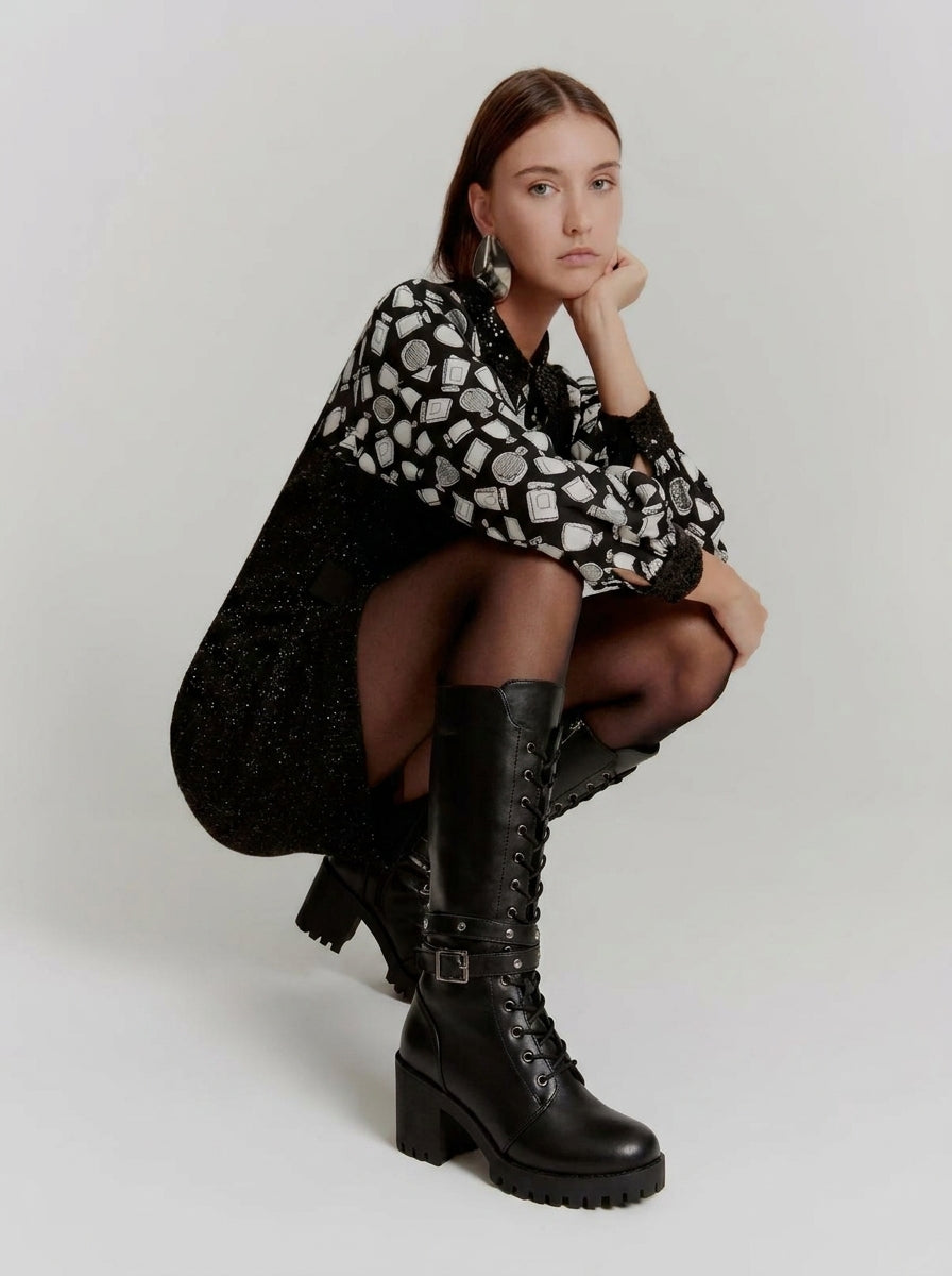 Women Platform Boots Winter Thick