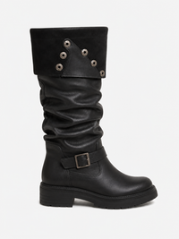 CHUNKY LEATHER BOOTS