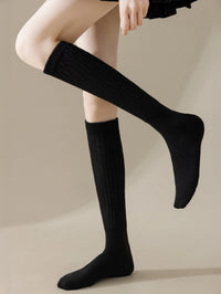 KNEE-HIGH SLOUCHY TERRY SOCKS