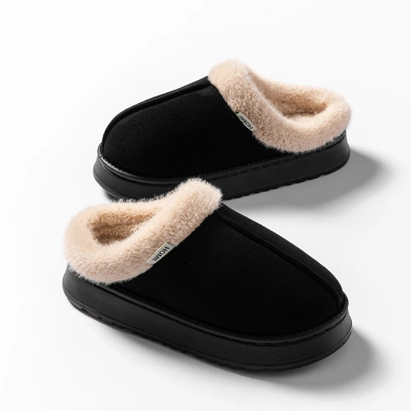 Women Snow Boots Fluffy Warm Slippers