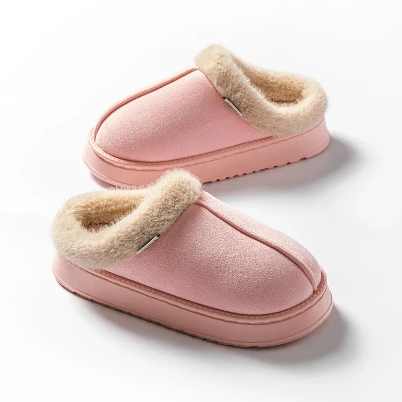 Women Snow Boots Fluffy Warm Slippers