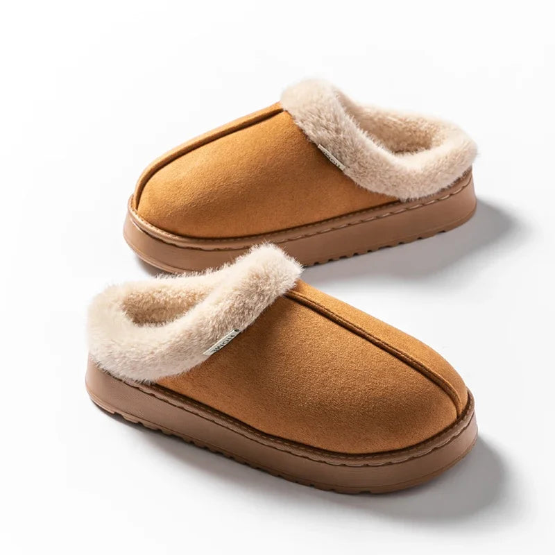 Women Snow Boots Fluffy Warm Slippers