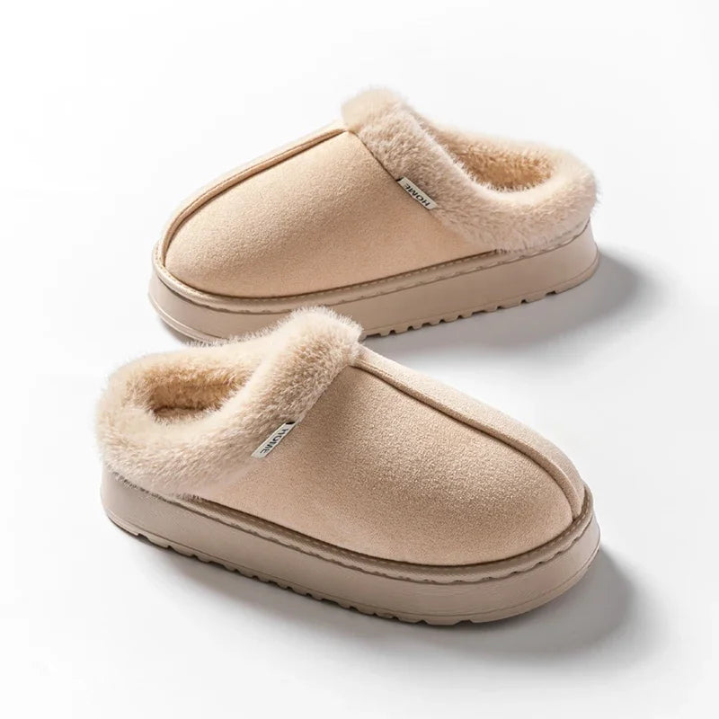 Women Snow Boots Fluffy Warm Slippers