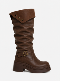 CHUNKY LEATHER BOOTS