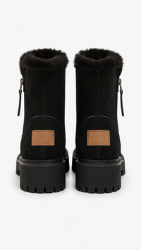 Women Snow Boots Warm Suede Platform