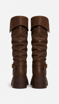 CHUNKY LEATHER BOOTS