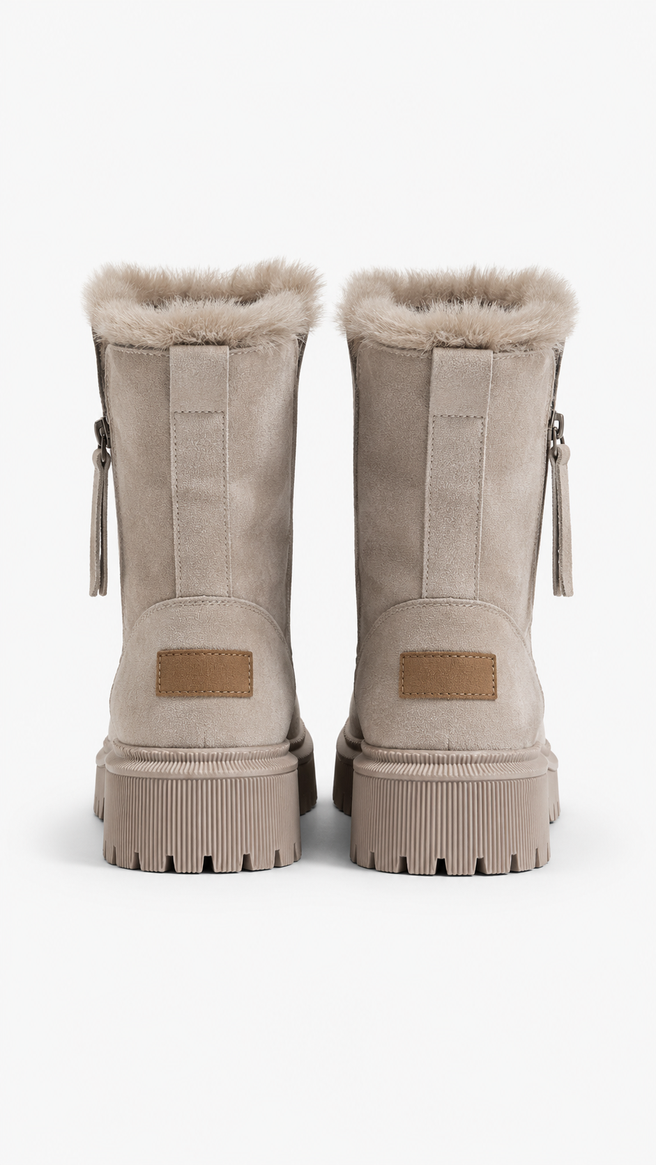 Women Snow Boots Warm Suede Platform