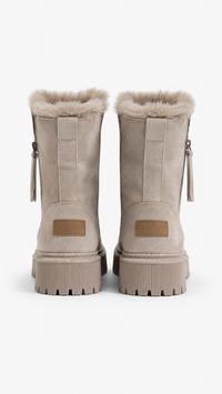 Women Snow Boots Warm Suede Platform