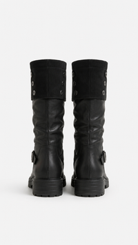 CHUNKY LEATHER BOOTS