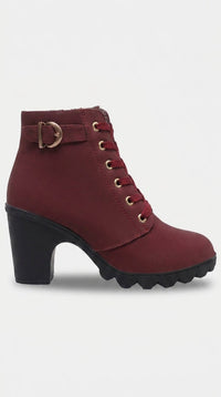 WOMEN CLARITY LACE-UP HEELS