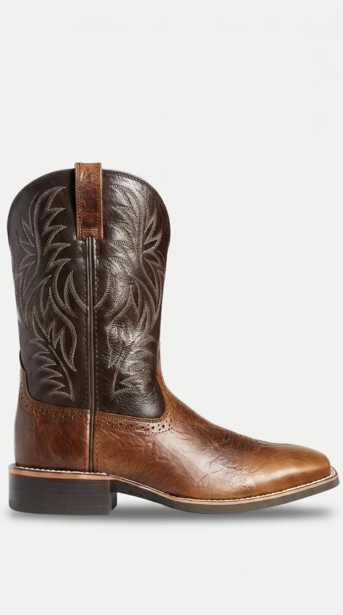 WOMEN COWBOY BOOTS RETRO EMBROIDERED