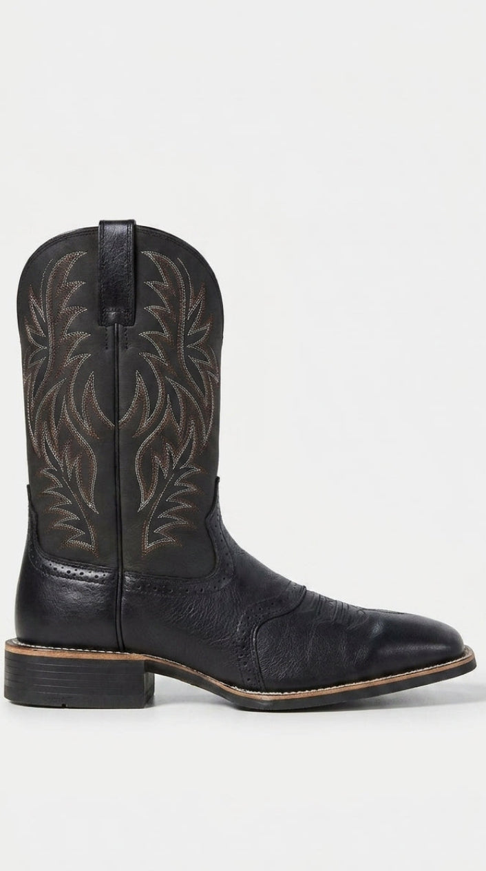 WOMEN COWBOY BOOTS RETRO EMBROIDERED