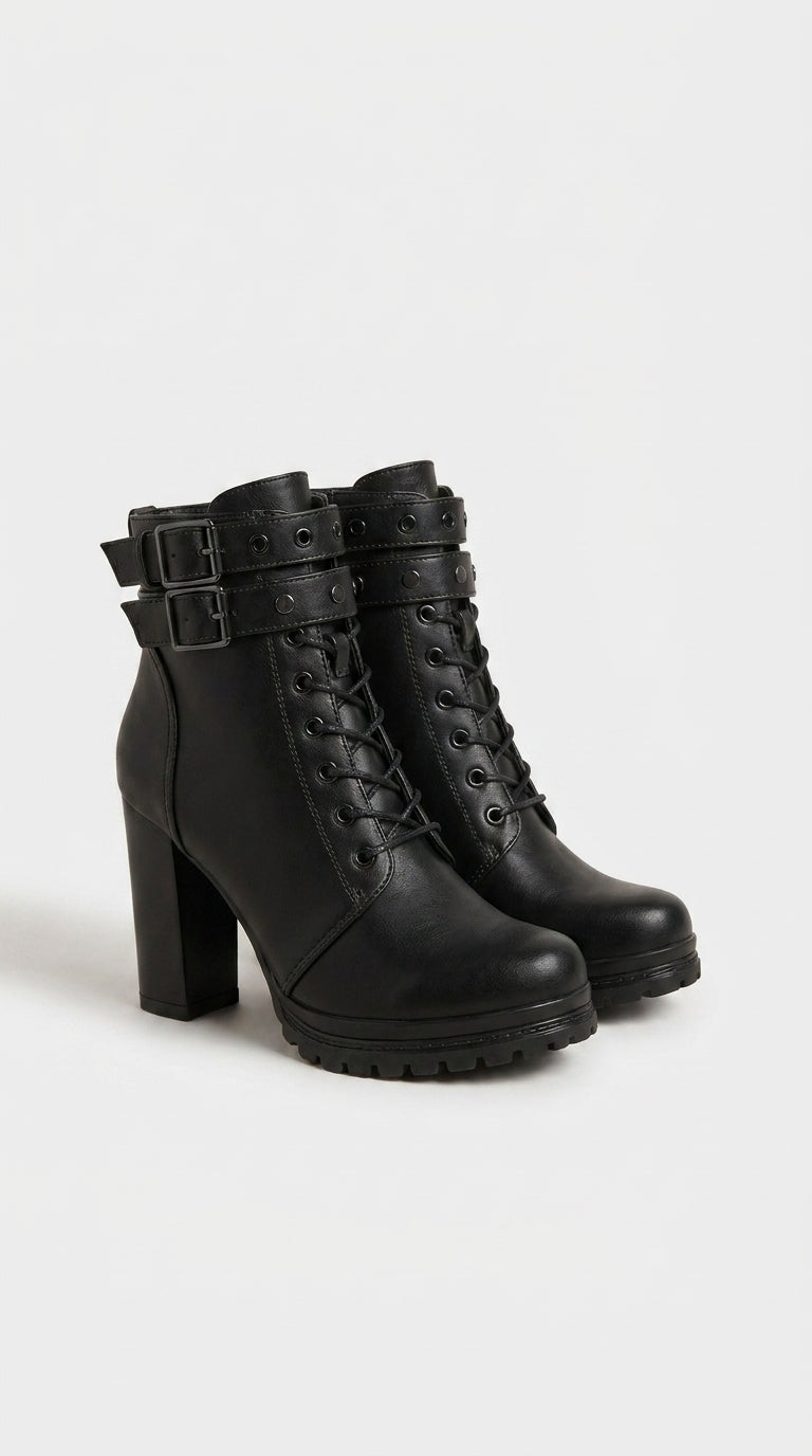 WOMEN WORK BOOTS ELEGANT EMBROIDERY