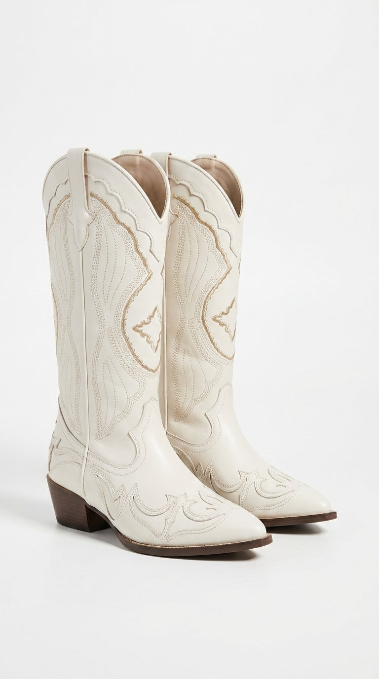 COWBOY EMBROIDERED WESTERN BOOTS