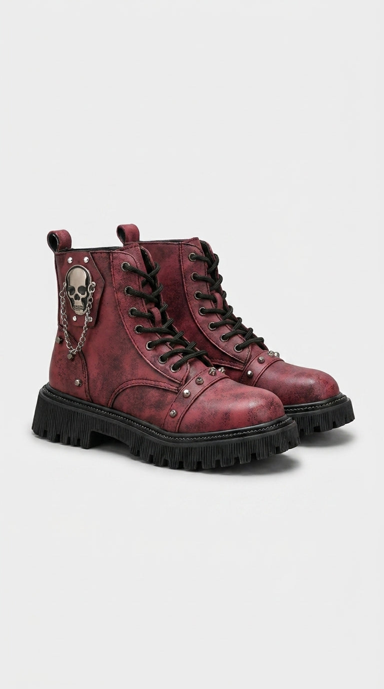 BIKER STYLE SKULL PLATFORM