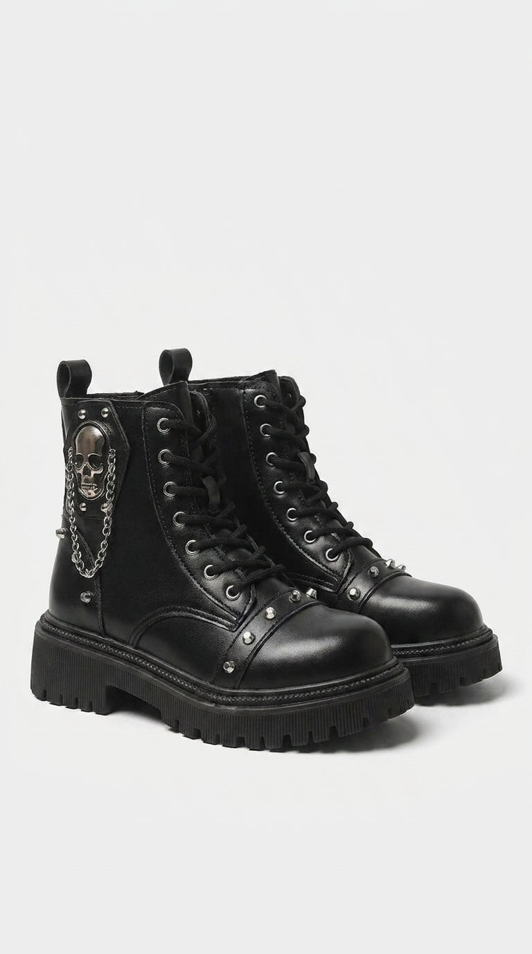 BIKER STYLE SKULL PLATFORM