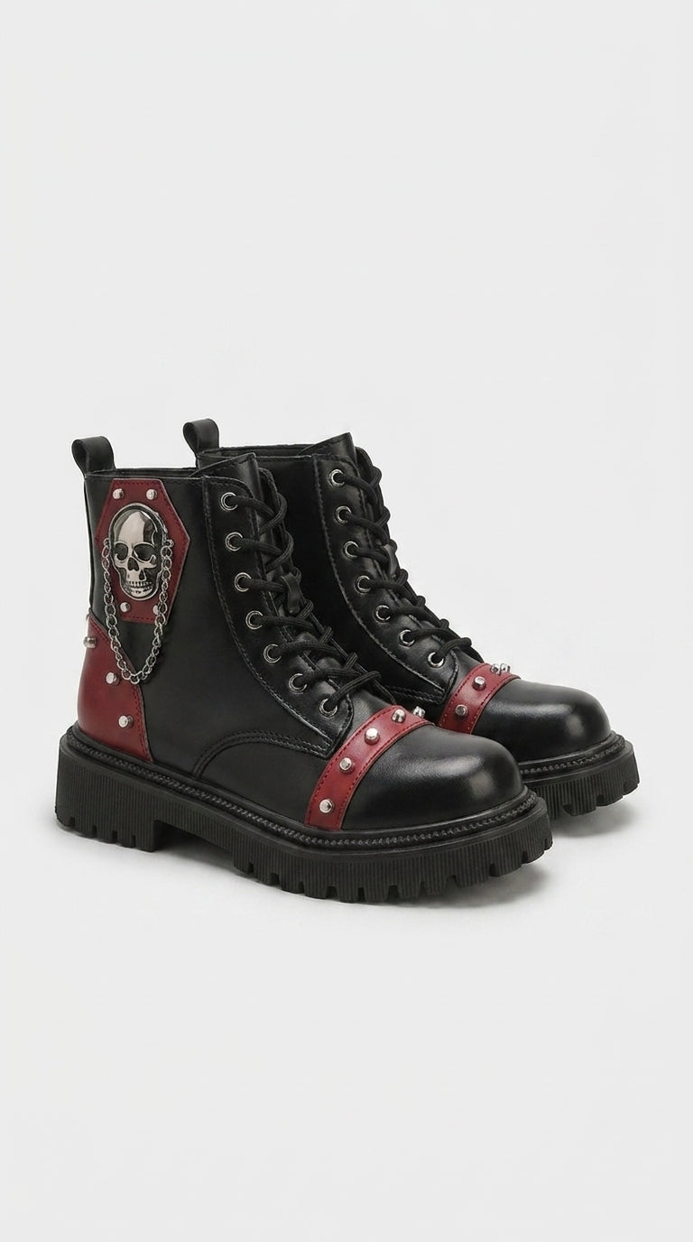 BIKER STYLE SKULL PLATFORM