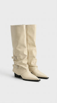 PLATFORM VAEL DRESS BOOTS KNEE HIGH