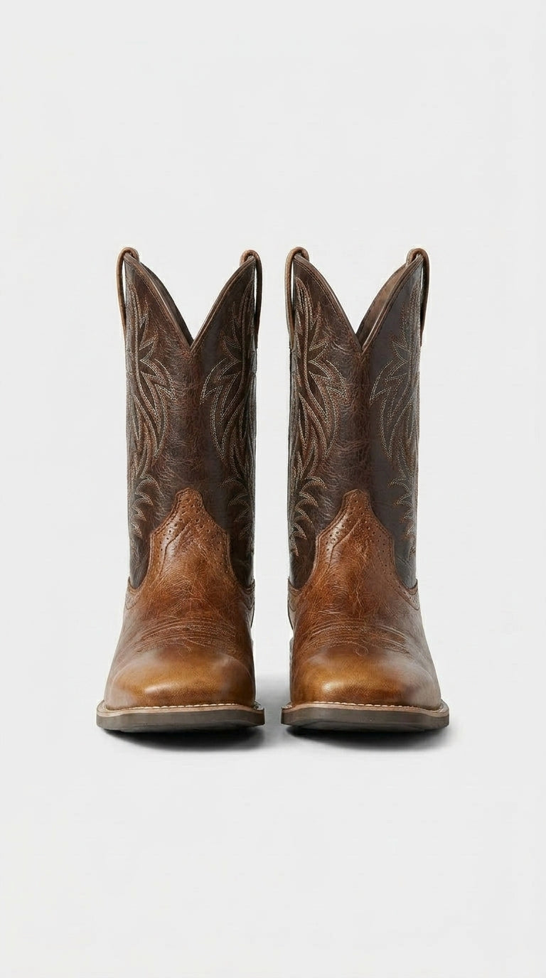WOMEN COWBOY BOOTS RETRO EMBROIDERED