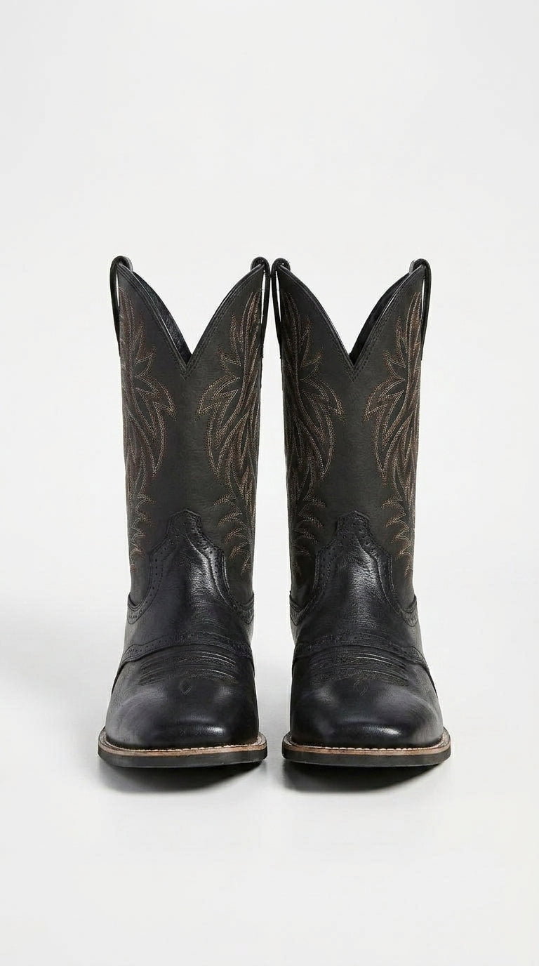 WOMEN COWBOY BOOTS RETRO EMBROIDERED