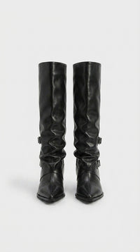 PLATFORM VAEL DRESS BOOTS KNEE HIGH