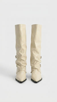 PLATFORM VAEL DRESS BOOTS KNEE HIGH